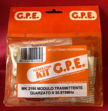 MK2195 GPE Modulo trasmittente quarzato a 30.875 MHz KIT no Nuova Elettronica