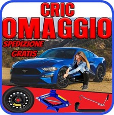 Ruotino Di Scorta 5Fori Misura Da 18 Per La Ford Mustang Con Kit Cric + Chiave p