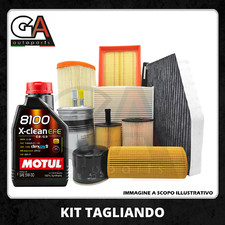 Kit Tagliando Smart 451 Benzina Coupè 1.0 71CV 52KW 3 litri Olio Motul 5W30