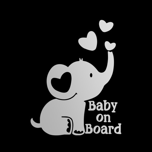 Adesivo bambino bordo - a,