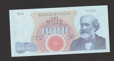    ITALIA    BANCONOTA  1000
