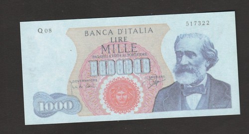 Italia banconota 1000 - italia,