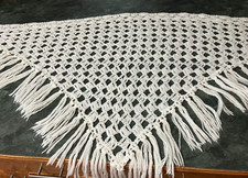 Vintage 80s Hand Made White