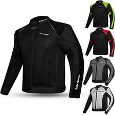 Giacca da Moto Estiva Traforata Impermeabile Smanicabile Giudici bianca