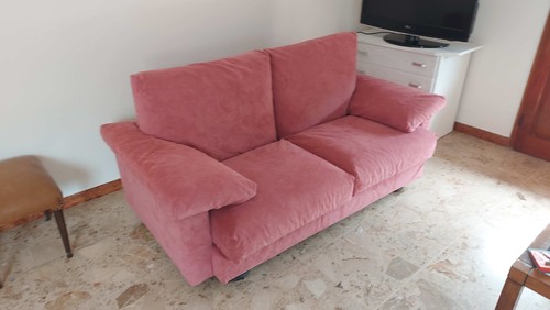 Divano seven alcantara - divano, rosa