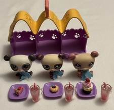 3 Panda Littlest Pet Shop Lot