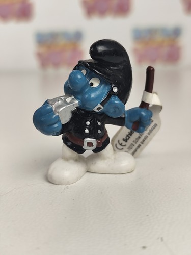 Smurf puffo schleich peyo - puffo, 1981