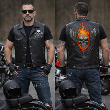 Gilet motociclista uomo - gilet, da