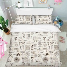 Set copripiumino trapuntato 3D