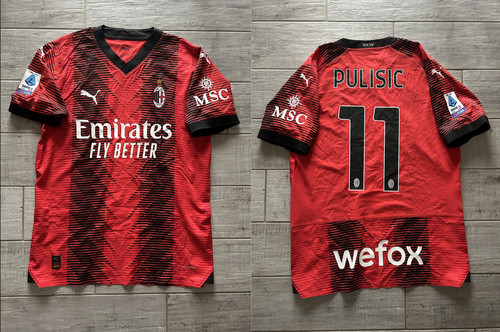 Maglia milan match worn - match,