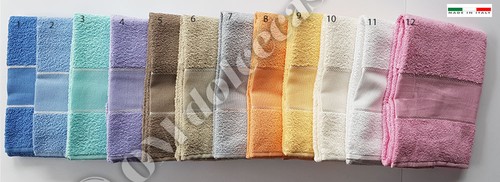 Set asciugamani spugna tela - asciugamani,