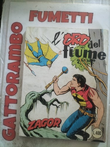 Zagor scritta rossa - rossa, l.400