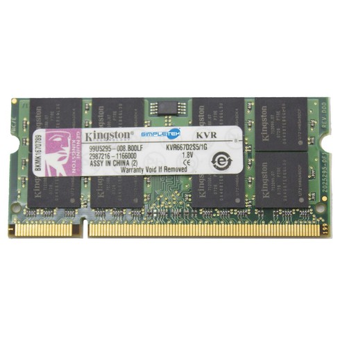 Kingston kvr667d2s5 1gb pc2 - kingston,