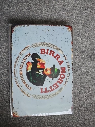 Birra moretti arte parete - moretti,