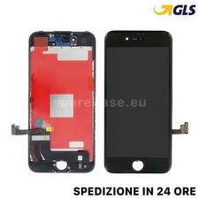 DISPLAY LCD APPLE IPHONE 7 TOUCH SCREEN SCHERMO FRAME COMPLETO NERO 