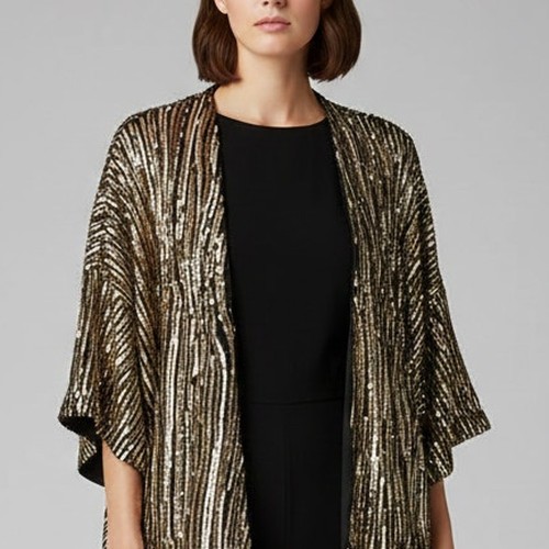 Gianni bini giacca paillettes - giacca,