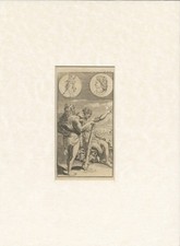 Ercole incisione bulino su - incisione,