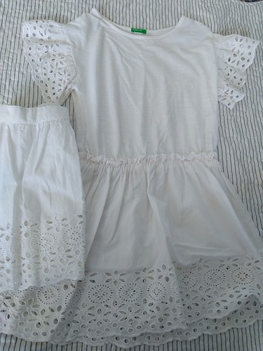 Abito benetton bambina 7 - abito,