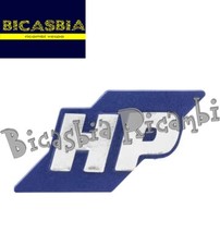 11517 TARGHETTA HP IN ALLUMINIO PER BAULETTO ANTERIORE VESPA 50 125 PK FL FL2 HP