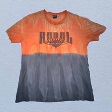 Vintage Harley Davidson Rebel Ride Tie Dye Minot North Dakota Magic City 2XL
