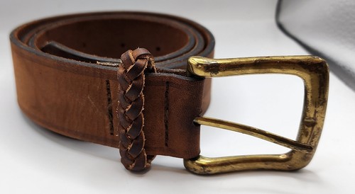 Cintura classica vera - cintura, pelle