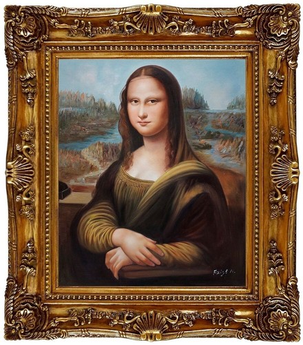 Quadro olio gioconda - quadro,