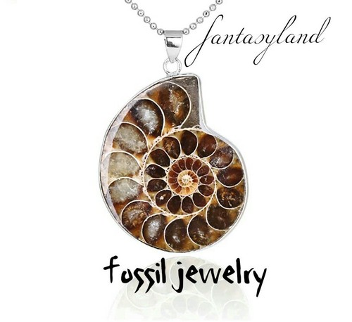 Collana ciondolo ammonite - collana,