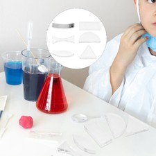  1 set 6 pezzi kit di lenti ottiche attrezzatura ottica per l'insegnamento della