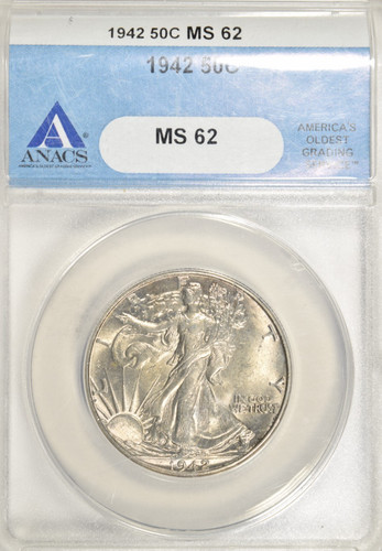 1942 mezzo dollaro walking - dollaro,