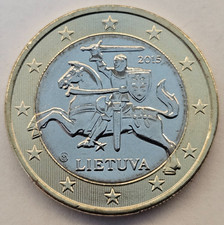 Moneta 1 euro Lituania 2015