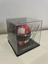 Casco Miniatura Ferrari Schumacher Formula 1 Cimelio Firmato 