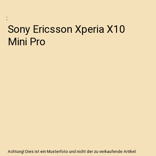 Sony ericsson xperia - ericsson,