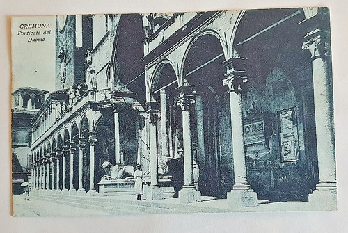 Cartolina cremona porticato - cartolina,