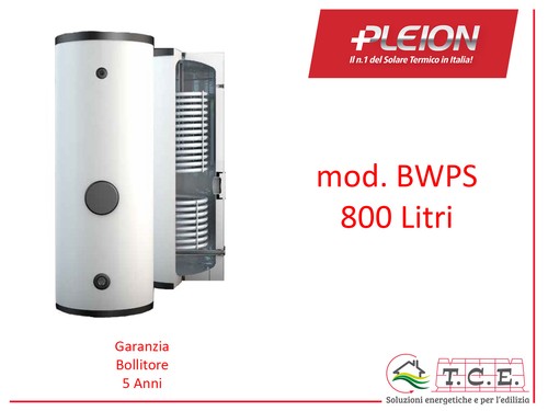 Bollitore solare acs per pompe - bollitore,