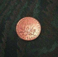 Moneta fuori corso - Francia - 1 Franco - Un Franc - 1964 - Buone Condizioni