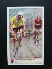LAVAZZA eventi sportivi 1950 : Trading Card italiana Ciclismo TOUR DE FRANCE BARTALI