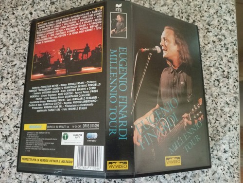Vhs eugenio finardi millennio - eugenio,
