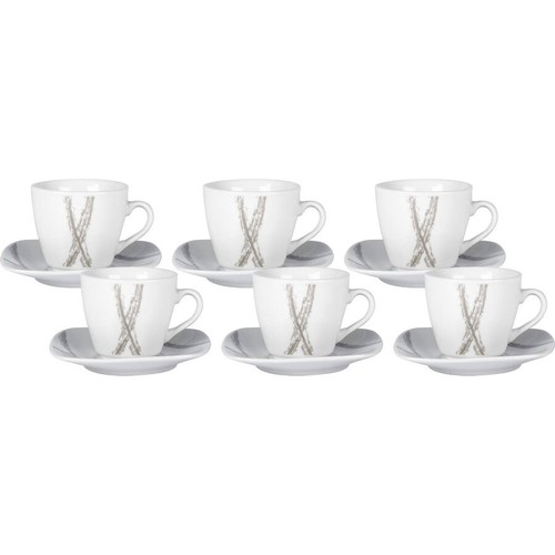 Set tazzine con piattoni - set, 6