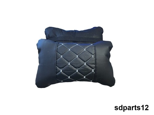 Cuscino ecopelle nera r - 2x,