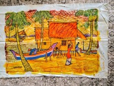 Quadro vintage batik - vintage, firmato