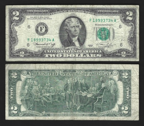 Stati uniti usa 2 dollari - stati, $2