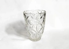 Vaso cristallo molato di Boemia