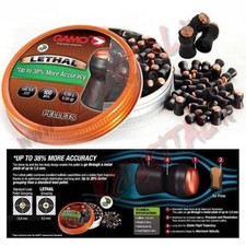 PIOMBINI GAMO LETHAL +38% 100Pz POLIMERO CAL 4.5 .177 DOMED PER PISTOLA CARABINA