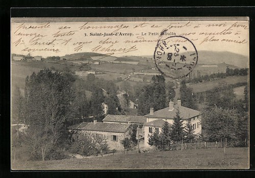Cpa saint just abray - cpa, le
