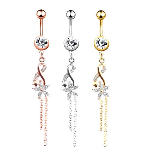 Piercing ombelico stella