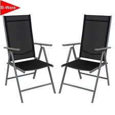B-WARE * Set sedie da giardino alluminio sedia pieghevole sedia da giardino sedie regolabili