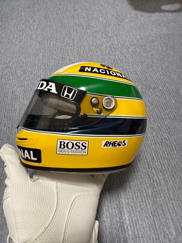 Raro casco replica ayrton - raro,