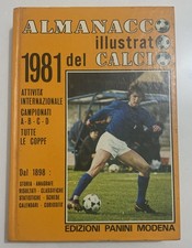 ALMANACCO ILLUSTRATO DEL CALCIO 1981 - EDIZIONE PANINI - OTTIMO