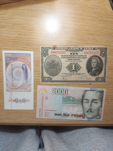 Lotto banconote mondiali - banconote,