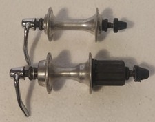 Mozzi Strada 10V MADE ITALY Silver MICHE x SHIMANO 10 SPEED Road Racing Hubs 36H